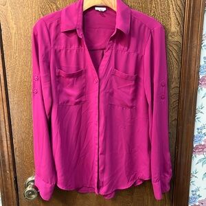 Express Portofino button up with pockets